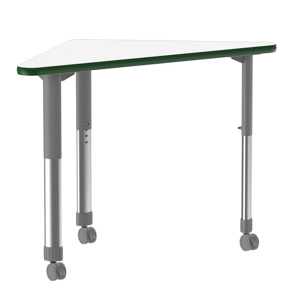 HPL Collaborative Desk - Casters - Wing